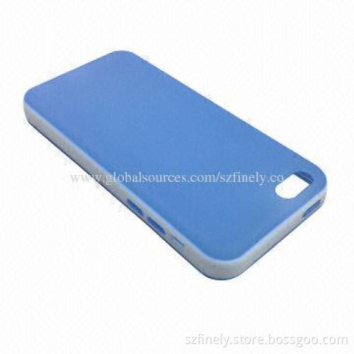 TPU case for iPhone 5C, double color injection, simple and fashion